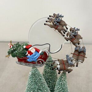 Department 56 Santa by the Light of the Moon Village Accessory Lighted with Box